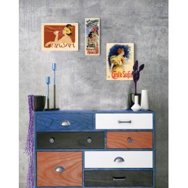 Retro Illustration MDF Wall Art - RP-1007