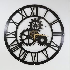Metal Wall Clock 50 Cm Diameter - MET-WC-UYART-005