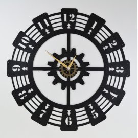 Metal Wall Clock 50 Cm Diameter - MET-WC-UYART-014